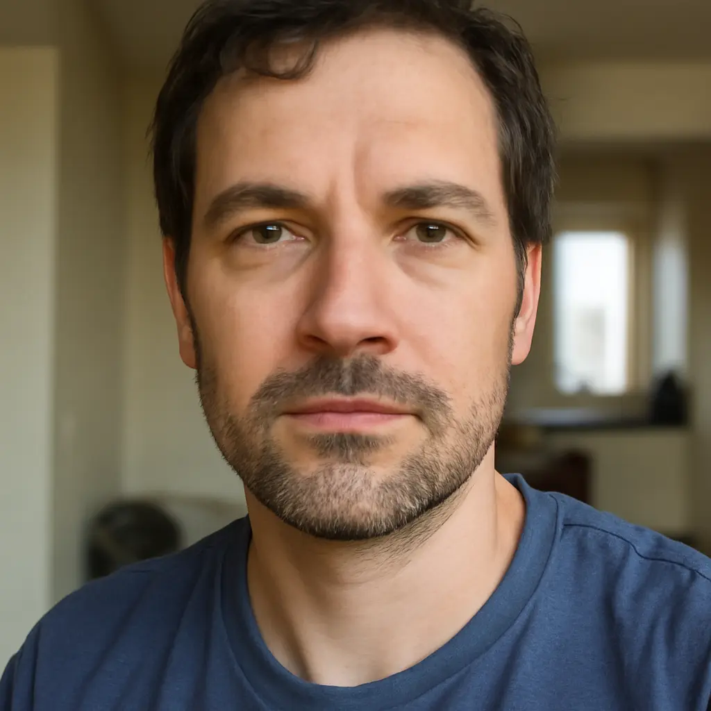 AI-generated fictional portrait