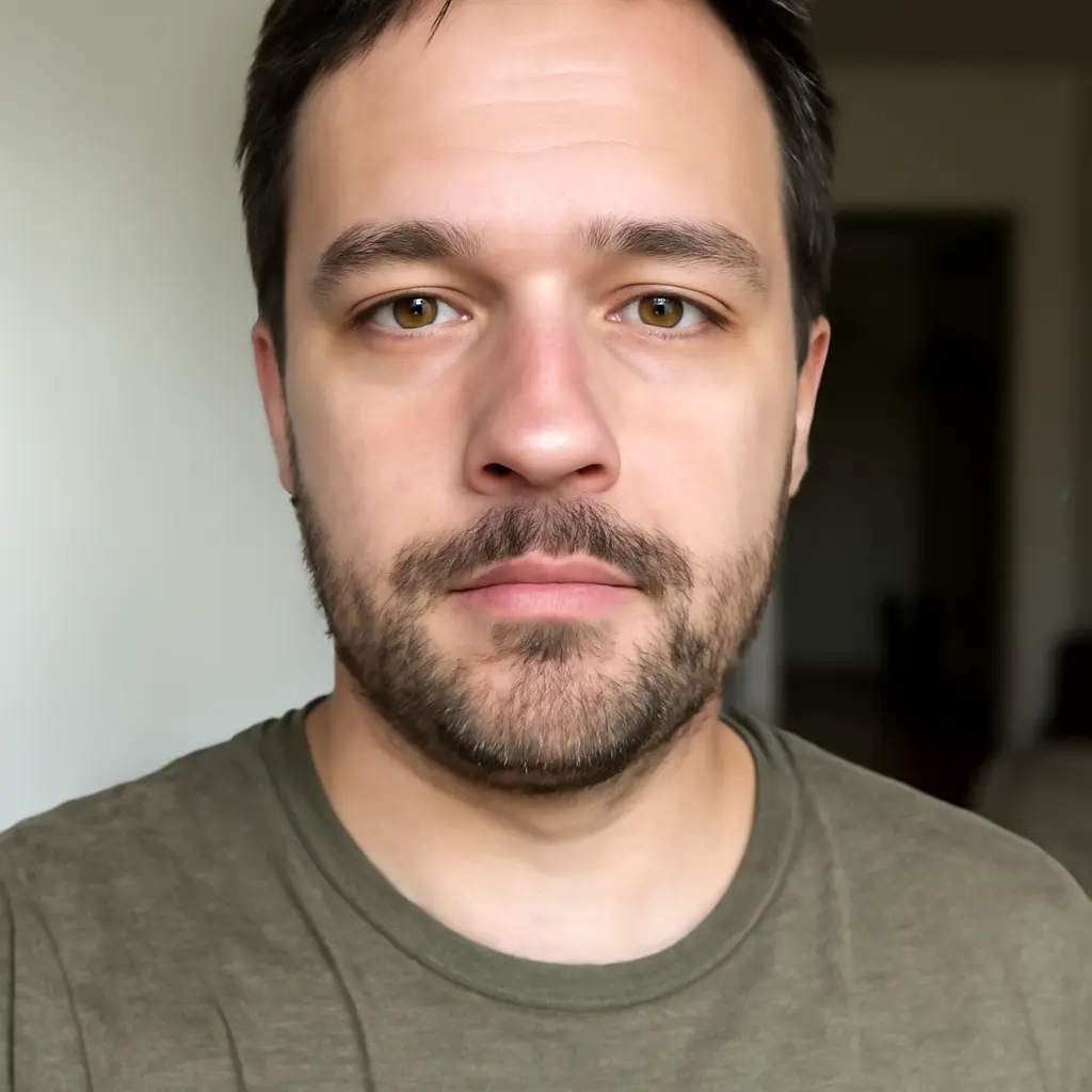 AI-generated fictional portrait