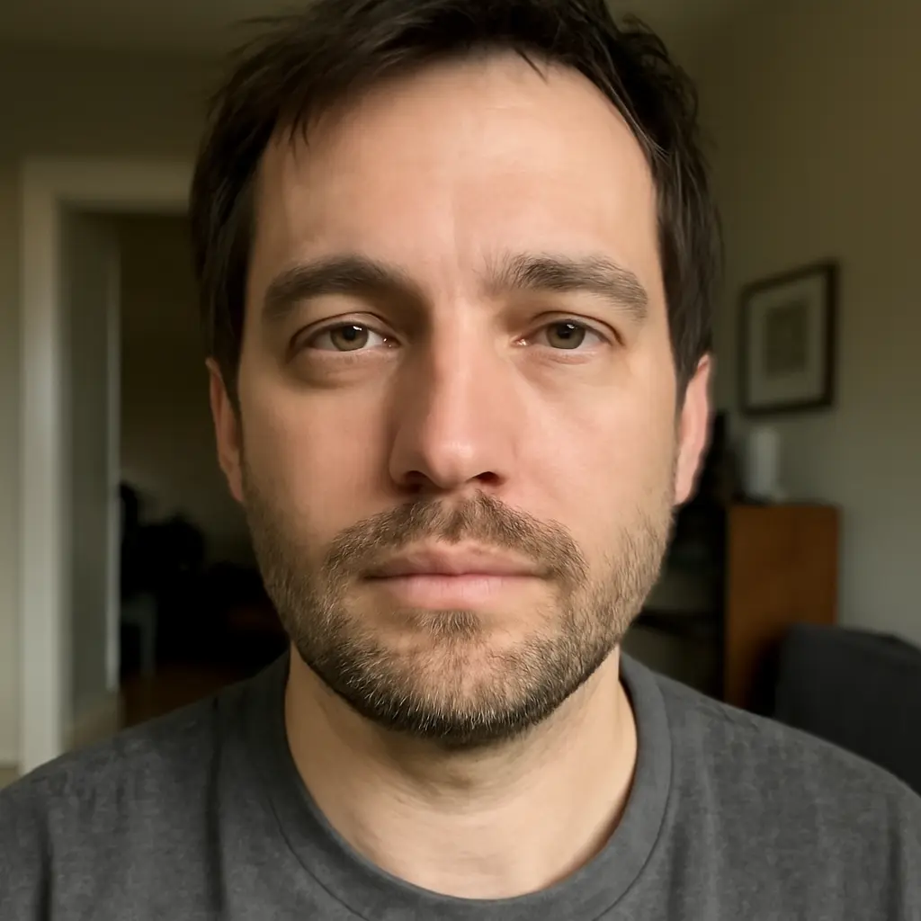 AI-generated fictional portrait